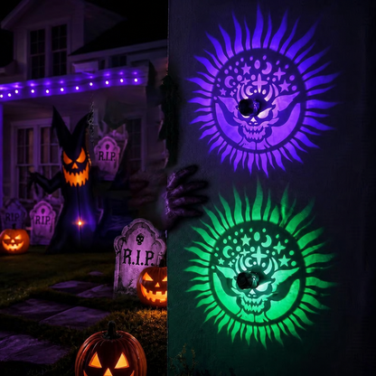 Decorative Wall Light: Festive Light Patterns, IP65, Auto-On At Night