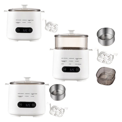 Mini Multi‑Functional Egg Cooker – Smart touch panel, 6‑egg capacity, boils, poaches, scrambles & steams. Perfect for quick breakfasts