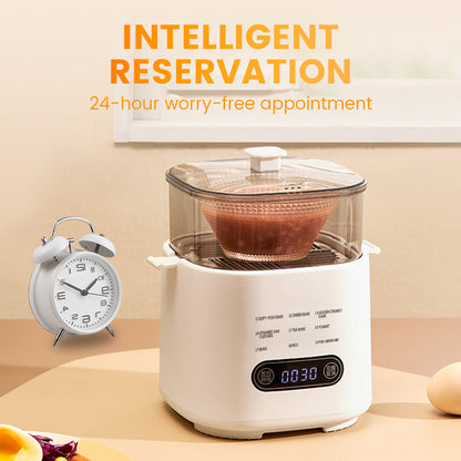 Mini Multi‑Functional Egg Cooker – Smart touch panel, 6‑egg capacity, boils, poaches, scrambles & steams. Perfect for quick breakfasts
